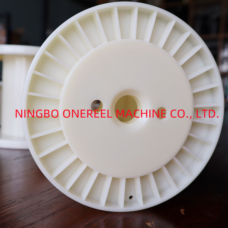 White Plastic Empty Spool Threaded Spool 