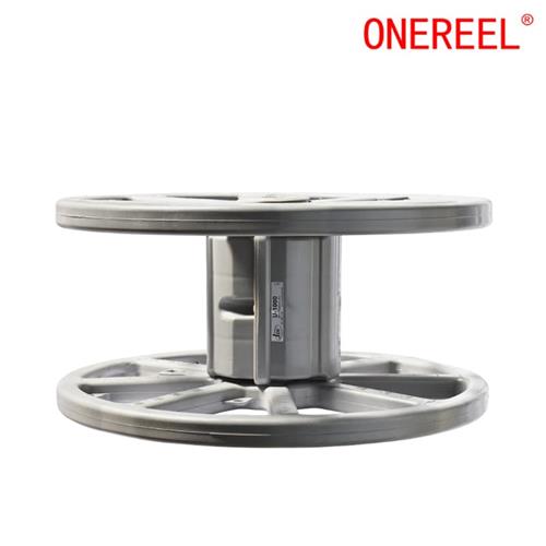 Durable Reusable Plastic Cable Reel with Capacity Indicators