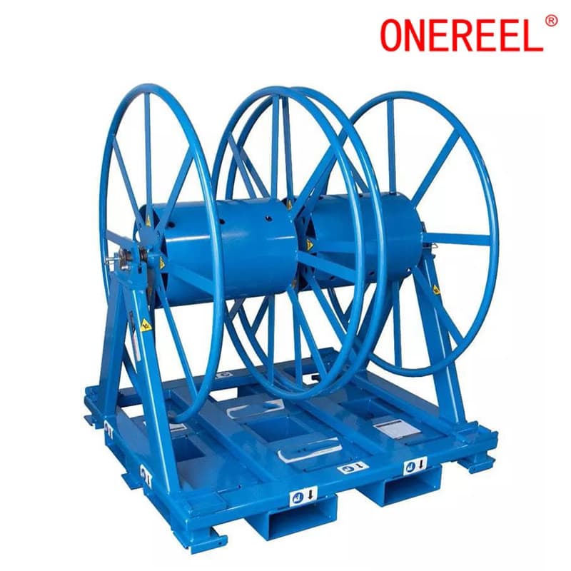 PV Steel Wire Reel With Cable Payout