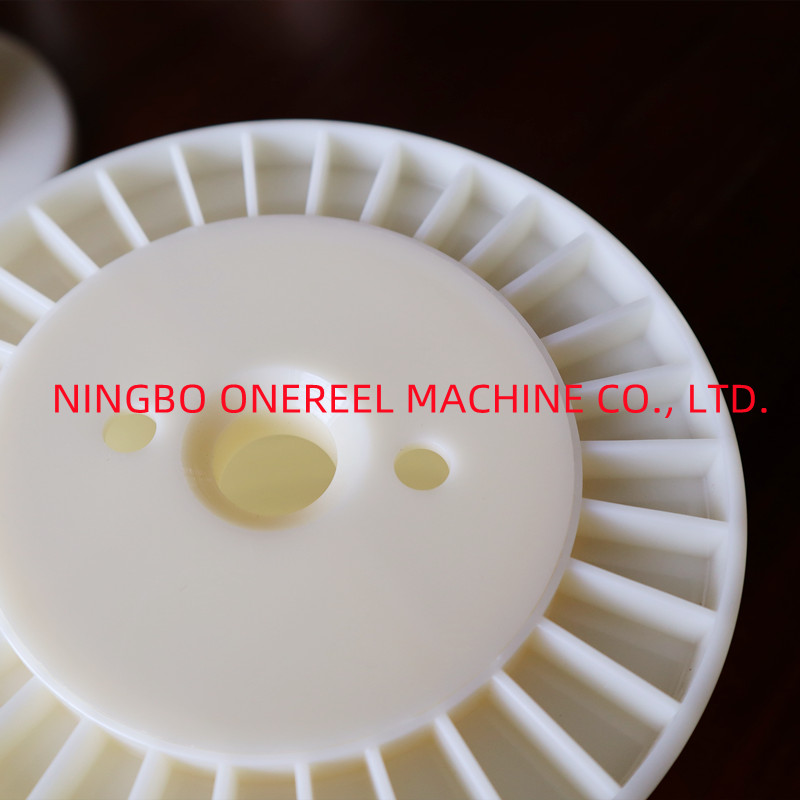 White Plastic Empty Spool Threaded Spool 