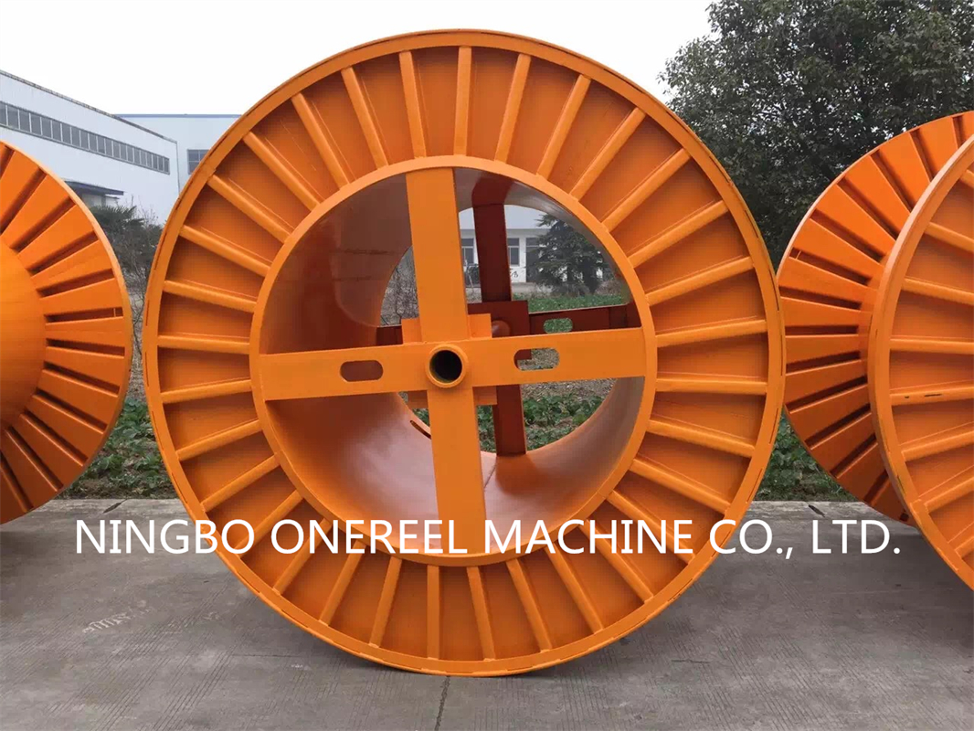 Empty Corrugated Cable Spool 