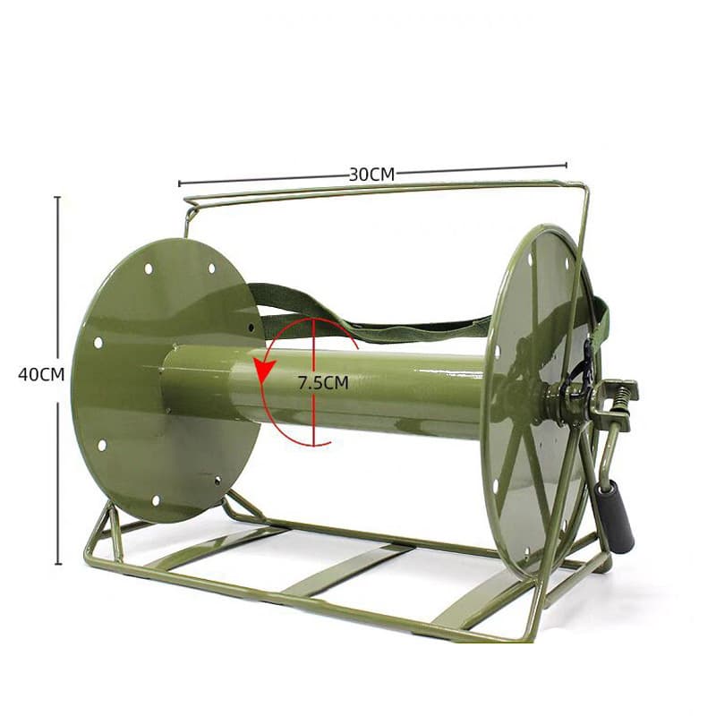 Backpack Hand Crank Pay-off Stand Reel 