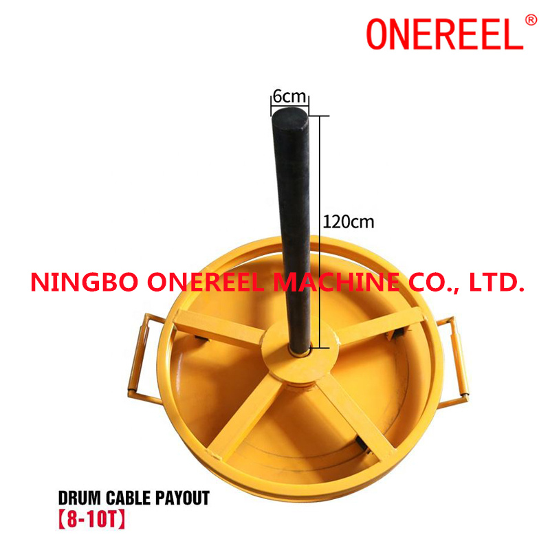 Manual Cable Reel Horizontal Pay-off Rack 