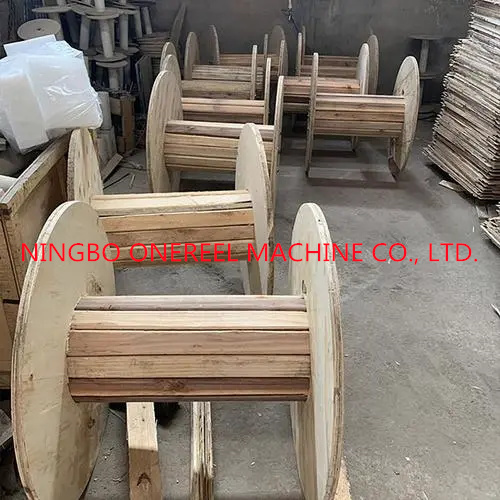 Empty Wooden Cable Spools for Sale 
