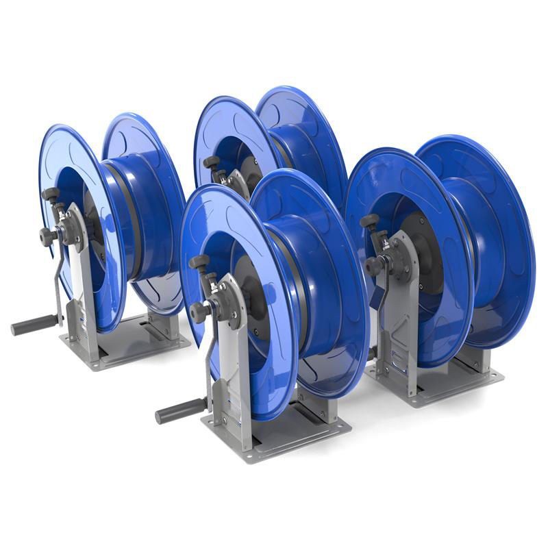 Manual Steel Reel with Hand Crank 