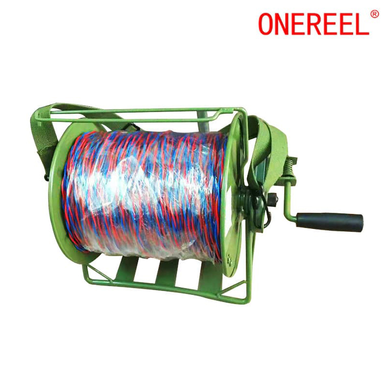 Backpack Hand Crank Pay-off Stand Reel
