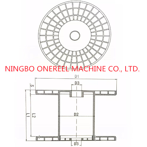 Plastic Empty Reel for Wire Cable 