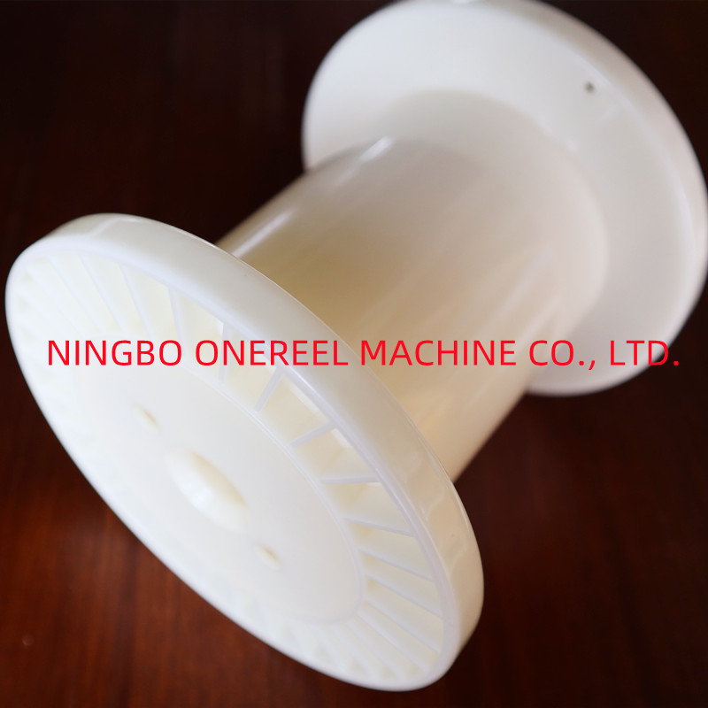 White Plastic Empty Spool Threaded Spool 