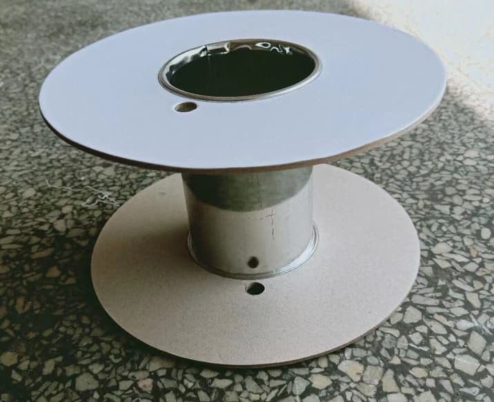 Barrel Cylinder Tinplate Cardboard Reel 