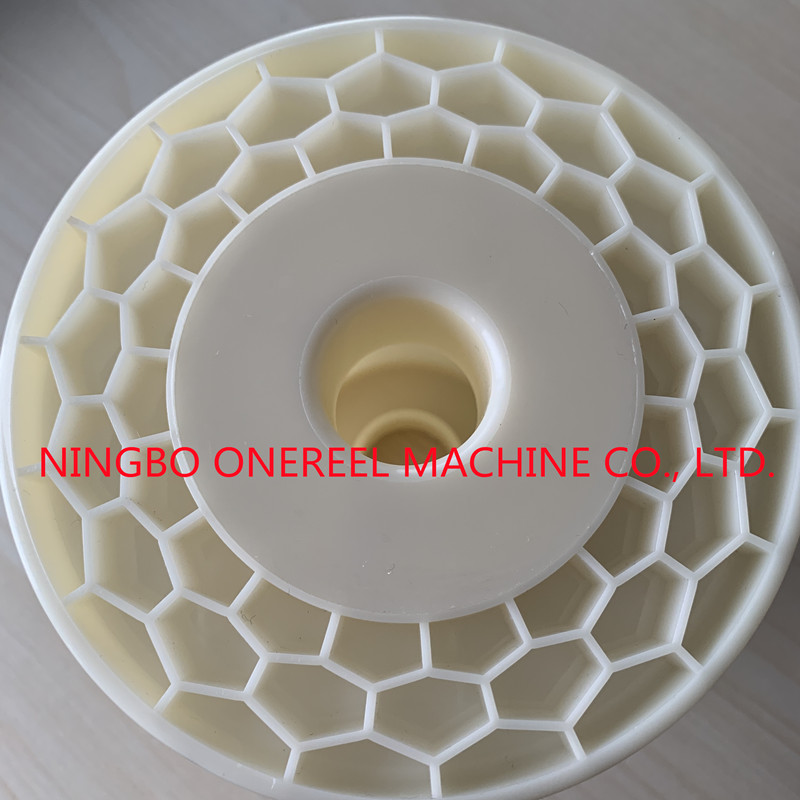 Mesh Pattern Customized Empty Plastic Spool 