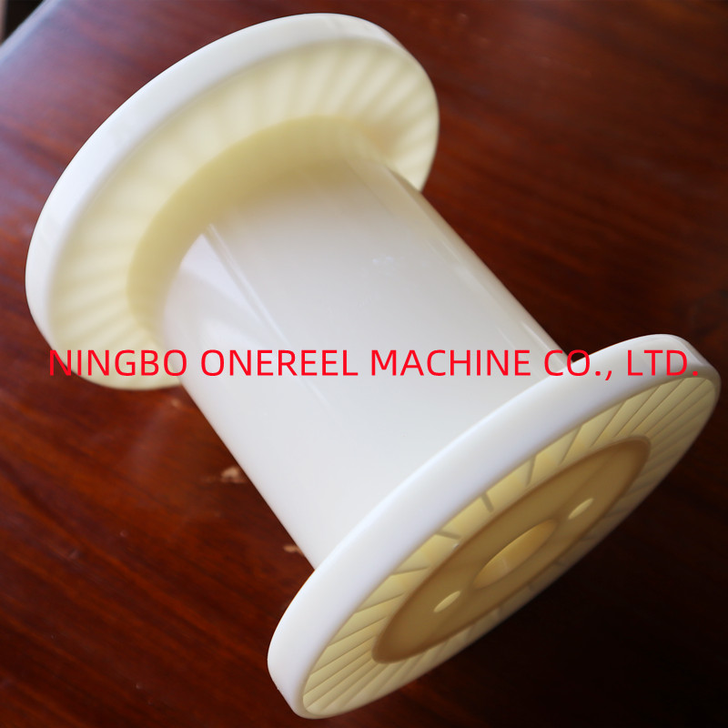 White Plastic Empty Spool Threaded Spool 