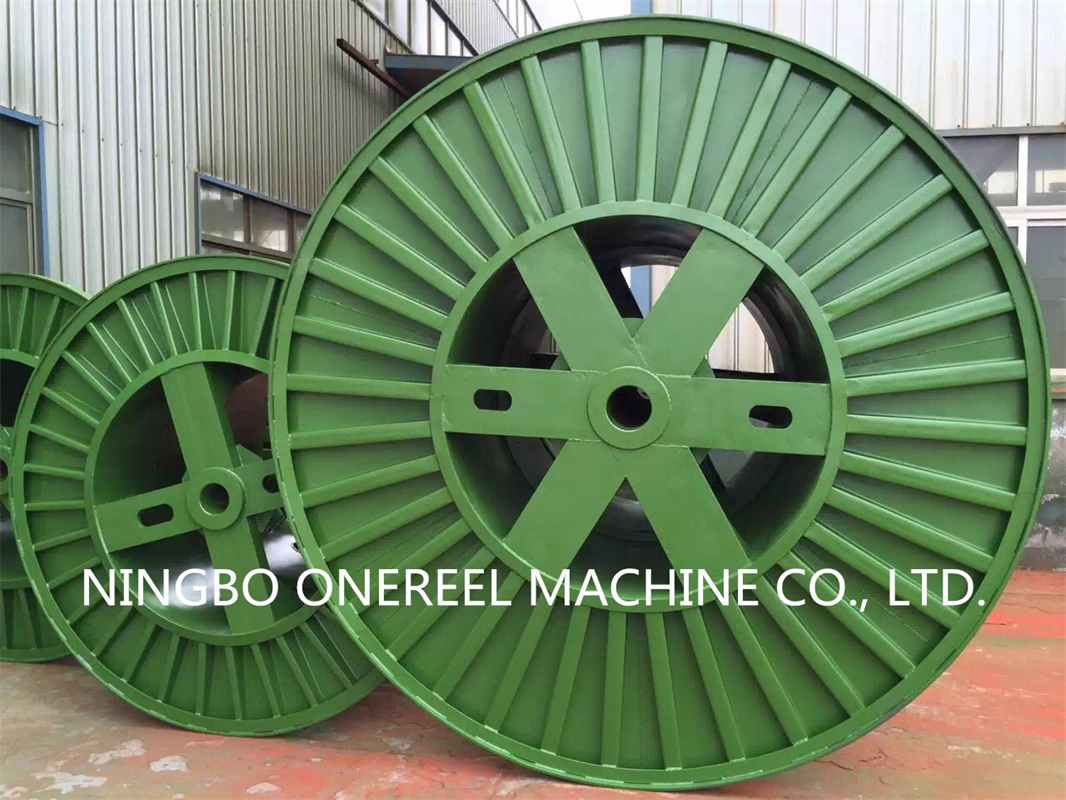 Empty Corrugated Cable Spool 