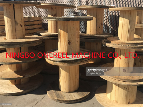 Wooden Wire Spools 