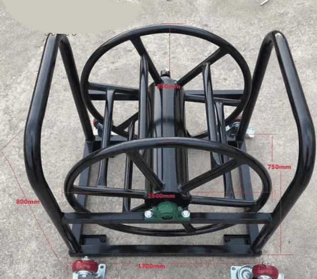 Movable Cable Reel with Swivel Wheels 