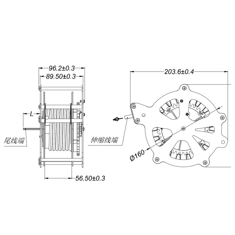 Take-Up Monitoring Integrated Cable Reel 